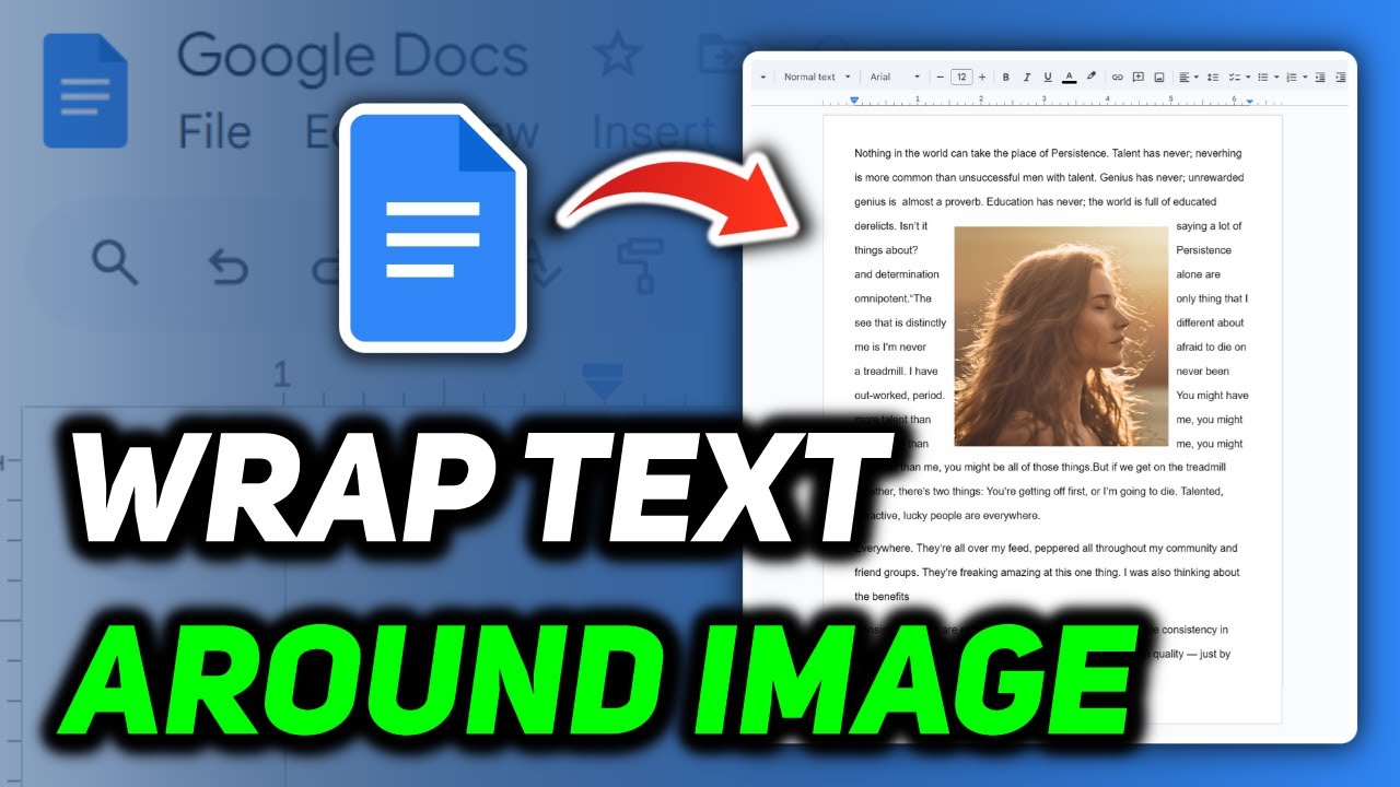 How to Wrap Text Around an Image in Google Docs - YouTube