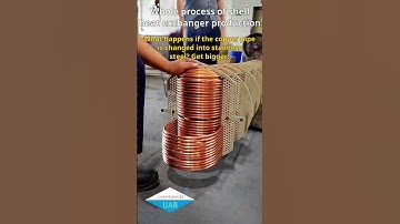 The whole process of shell heat exchanger production.
