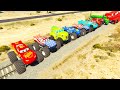 Can Spiderman &amp; Hulk Stop The Train With Monster McQueen GTA 5?