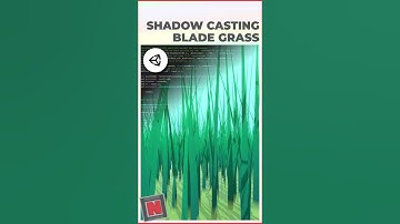 Adding Shadow Casting to Compute Shader Baked Blade Grass #Shorts 2 | Unity URP Game Dev Tutorial