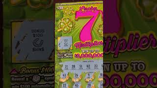 🤑 Winner! Lucky 7s Multiplier California Lottery Scratcher