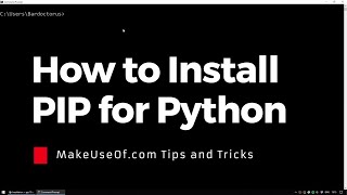 how to install pip for python