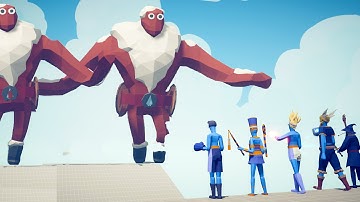 2x ICE GIANTS vs EVERY FACTION - Totally Accurate Battle Simulator TABS