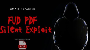 FUD PDF Silent Exploit V2 (Gmail Outlook Bypassed + 0 detection ratio)