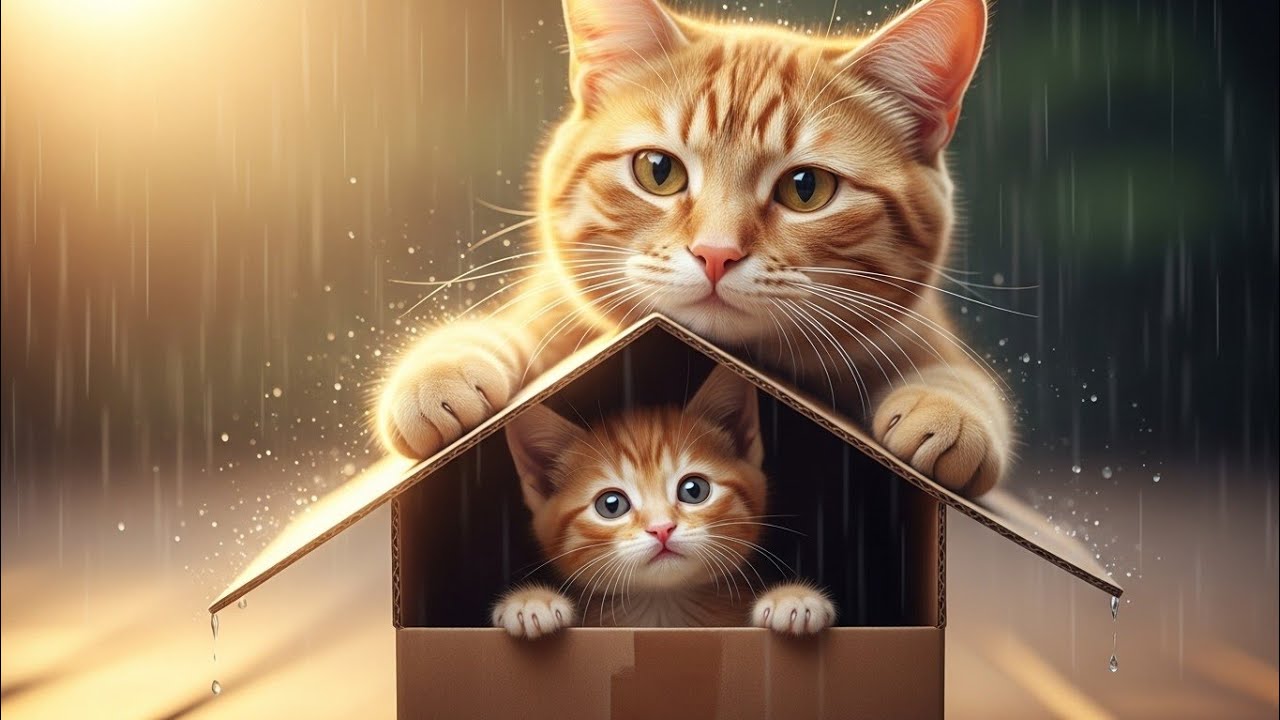 A Mother Cat’s Silent Struggle | Street Cleaner Cat Story | Emotional AI Short Film