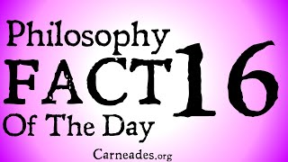 Philosophy Fact of the Day 16 #Shorts
