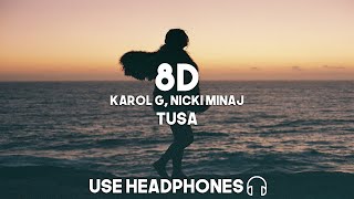 Karol G, Nicki Minaj  - Tusa (8D Audio)