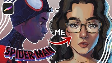 Draw yourself in Spiderverse | Tutorial 🕸️❤️