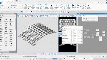 Making space frame with Bentley AECOsim building design Generative components