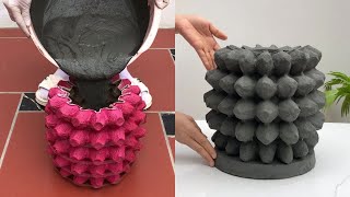 Detailed design of how to create extremely unique plant pots from used egg trays