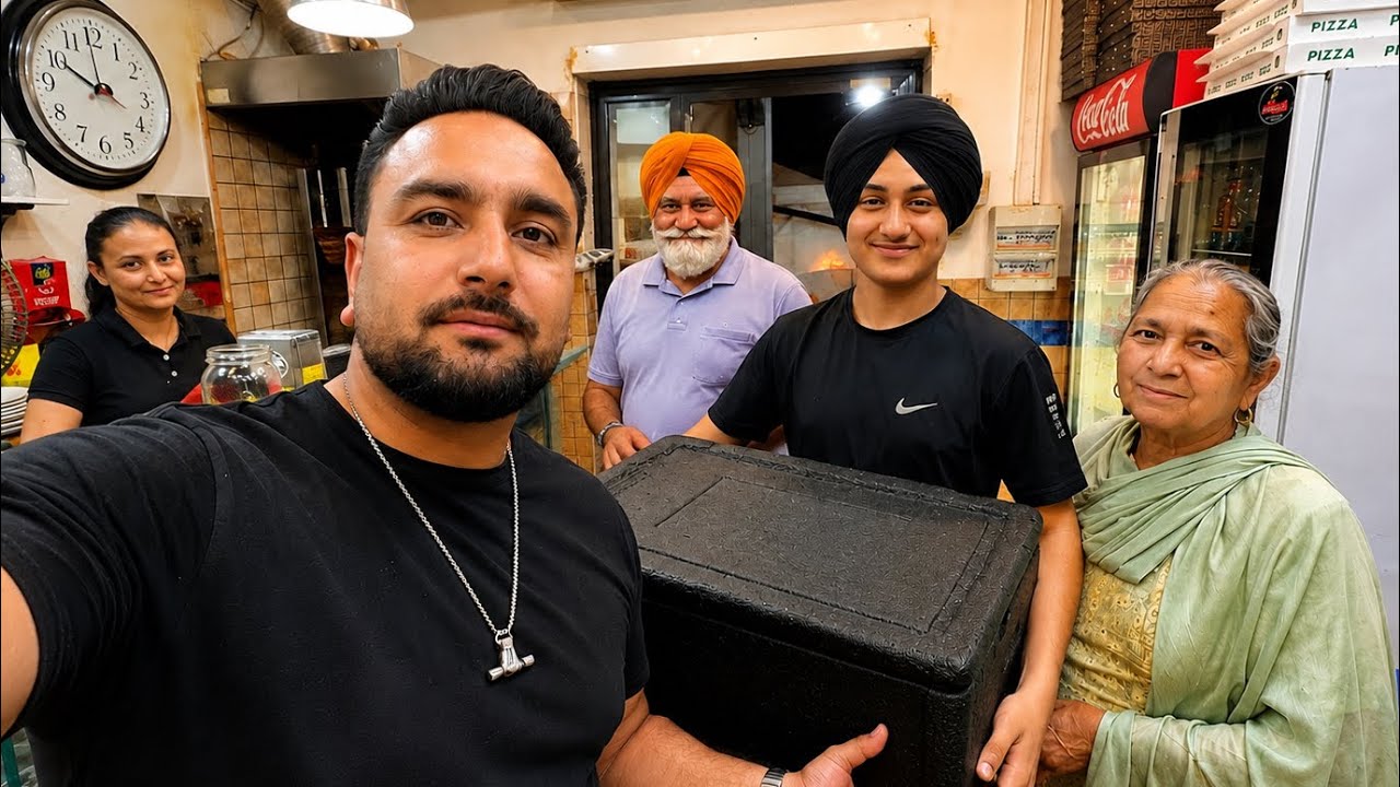 ⁣ਅੱਜ ਗੁਰਸ਼ਾਨ ਮੰਮੀ ਨੂੰ ਵੀ ਪੀਜ਼ੇ Diliver ਕਰਨ ਗਿਆ ਨਾਲ😂Nagra FamilyVlog ||