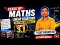 Chapter 3 EXERCISE 3.1 LINEAR EQUATION IN TWO VERABLES