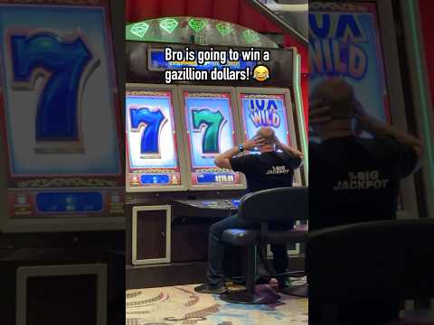 Bro is going to win it all! #slots #casino #gambling
