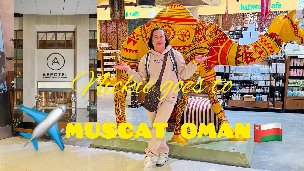 WELCOME to MUSCAT OMAN!! REVIEW of Oman International Airport/Aerotel Transit Airport/Duty Free