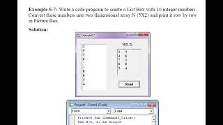 Arrays in Visual basic 3