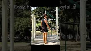 Easy handstand technique 😱👍 #calisthenics #motivation #beginners