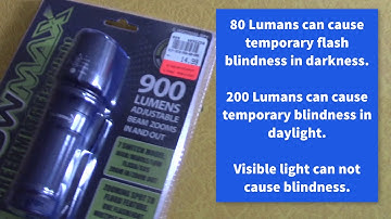 Glowmax 900 Lumen Cree XML T6 Flashlight Open Box