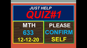 MTH 633 SOLVED 2 ADAD QUIZES