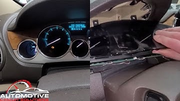 Buick Enclave Chevy Traverse GMC Acadia Gauge Cluster Back-lighting Issue| How To Remove Speedometer