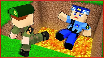 BABY SOLDIER KEREM TRAPPED COMMISSIONER! 😱 - Minecraft