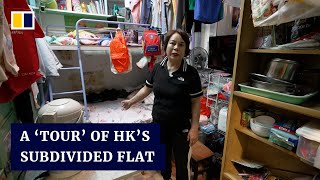 A glimpse inside Hong Kong’s notorious subdivided homes