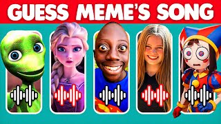 Guess The Meme & Youtuber By Song | Tenge, Salish Matter, Nidal, Bieber, Jojo Siwa, Elsa, Jazzy Skye