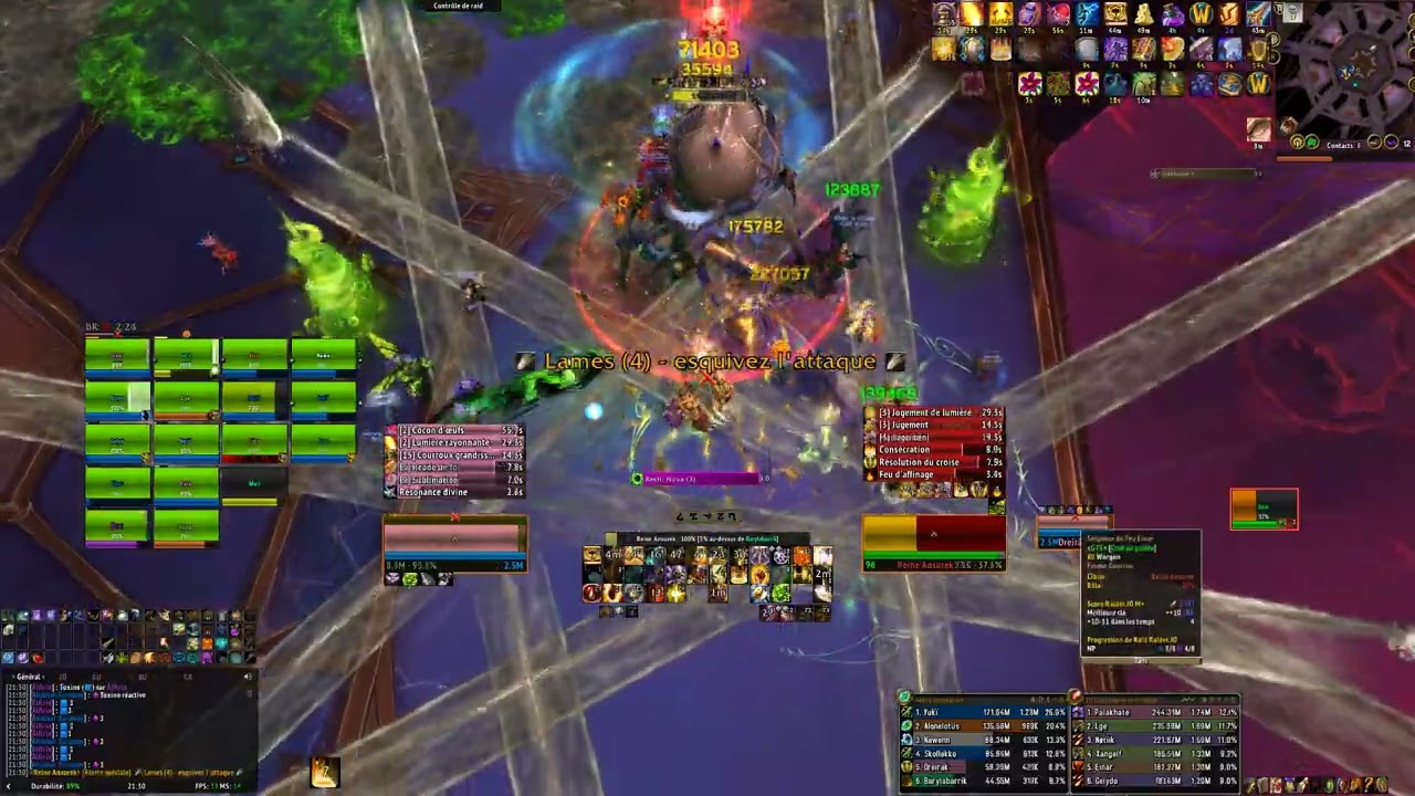 Ansurek Héroïc (TANK Paladin POV) Café Glacé - avec la guilde GTS