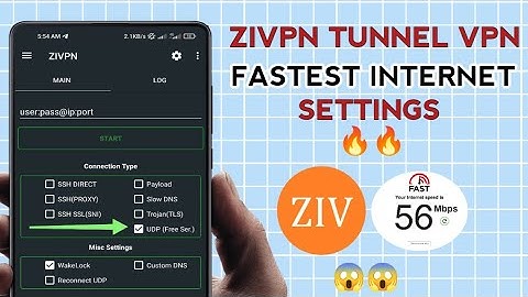 How To Setup ZIVPN TUNNEL VPN with UDP Settings for Secure Browsing