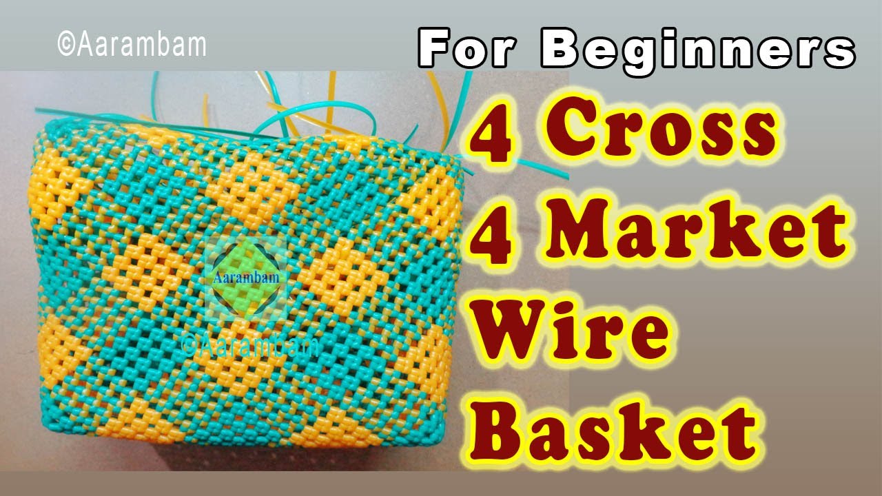 3 Roll 4 Cross 4 Crosscut Koodai Tutorial , Plastic Wire Koodai making