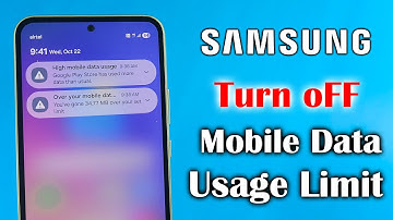 How to turn off mobile data limit on samsung