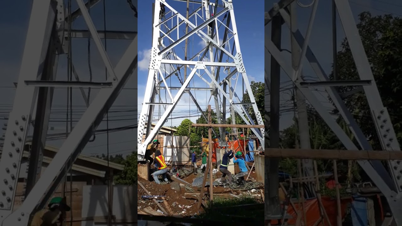 MANUAL TOWER ERECTION