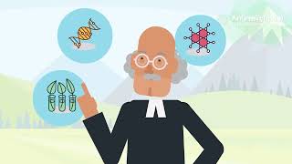 Gregor Mendel and his peas