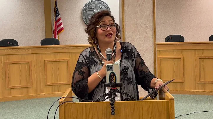 Great Debate: Karen Bedonie in Clovis, NM Part 1/4