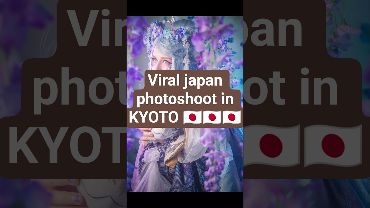 Doing the viral photoshoot in Japan KYOTO 