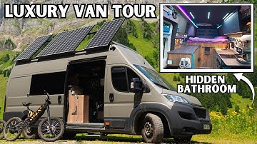 Inside the Most FUTURISTIC Campervan / DIY Van Tour