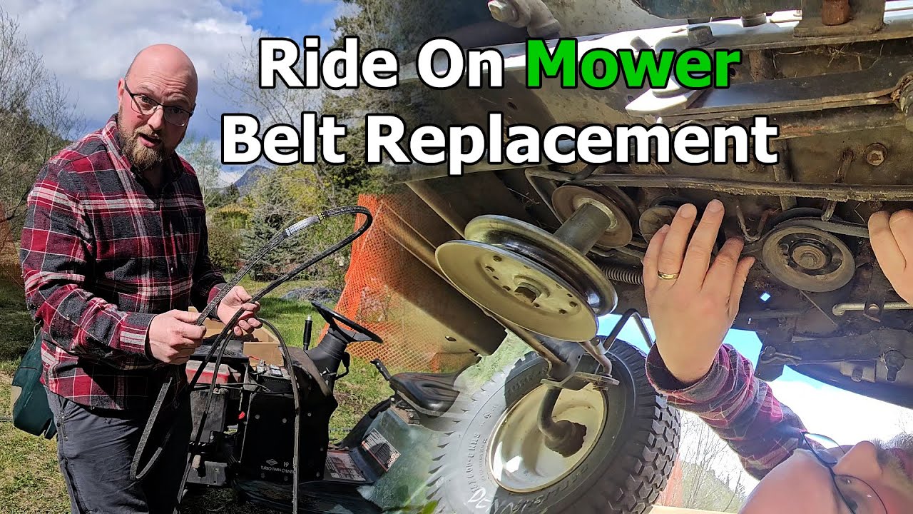 SIMPLE Belt Replacement - Ride On Mower