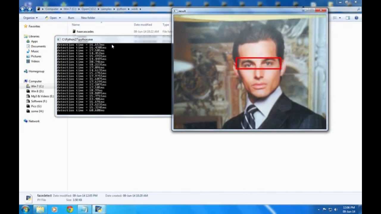Eye Tracking using opencv and python - YouTube