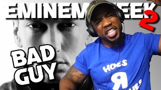 EMINEM - BAD GUY - REACTION