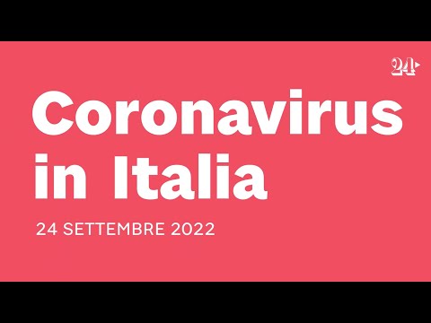Coronavirus: bollettino del 24 settembre 2022