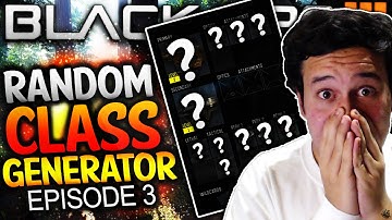 BO3: "THE BURST MACHINE!" - LIVE Random Class Generator Ep.3!