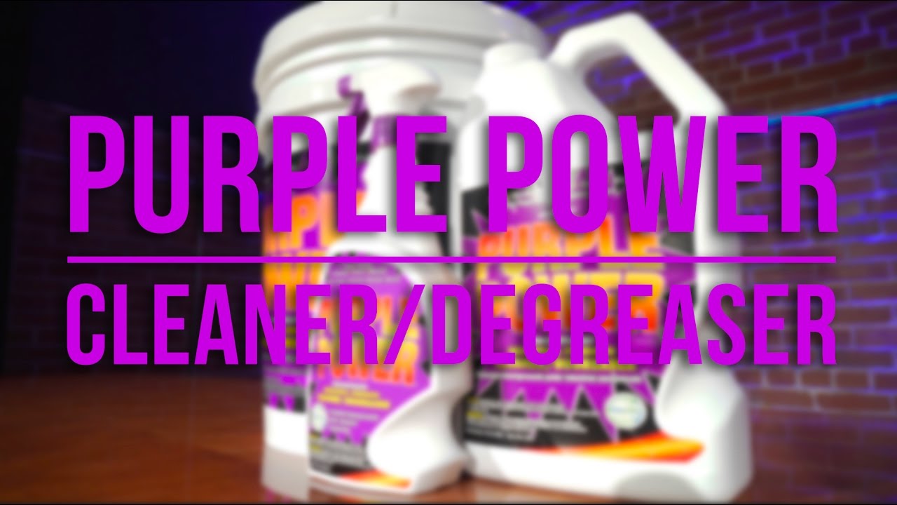 Can I use Purple Power cleaner/degreaser?