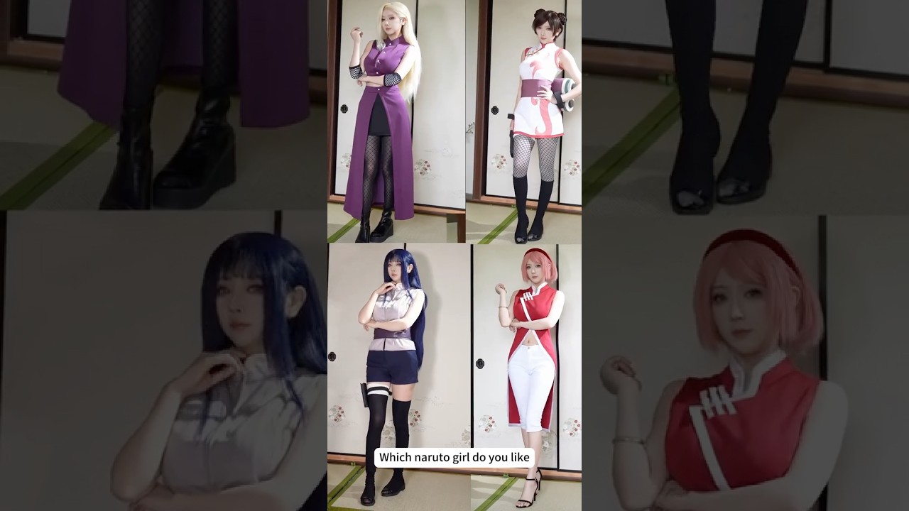 Which Naruto girl do you like💕 #anime #game #fyp #naruto #sakura #cosplay #cosplayer #girl #girls