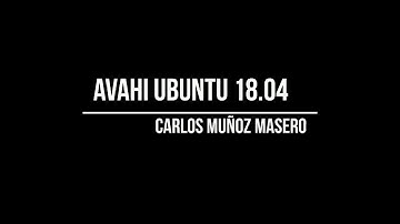 Avahi-Ubuntu Cliente 18.04 SMR2A IES-Palomeras Vallecas