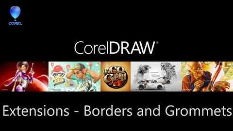 Using the Border and Grommet Extension for CorelDRAW X8