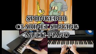Spongebob Clarinet Singing Multi-Piano Instrumental