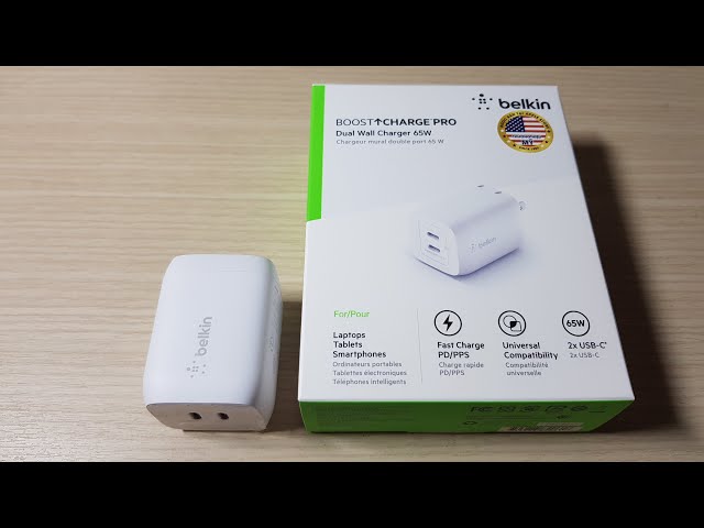 Trên tay & test nhanh củ sạc Belkin 65W 2C