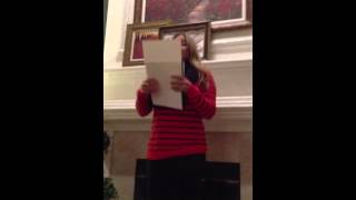 Jasmine Wallace opening her LDS mission call!
