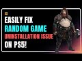 How to Fix PS5 Games Uninstalling Randomly | Fix PS5 Auto-Uninstalling Games – Easy Solutions!