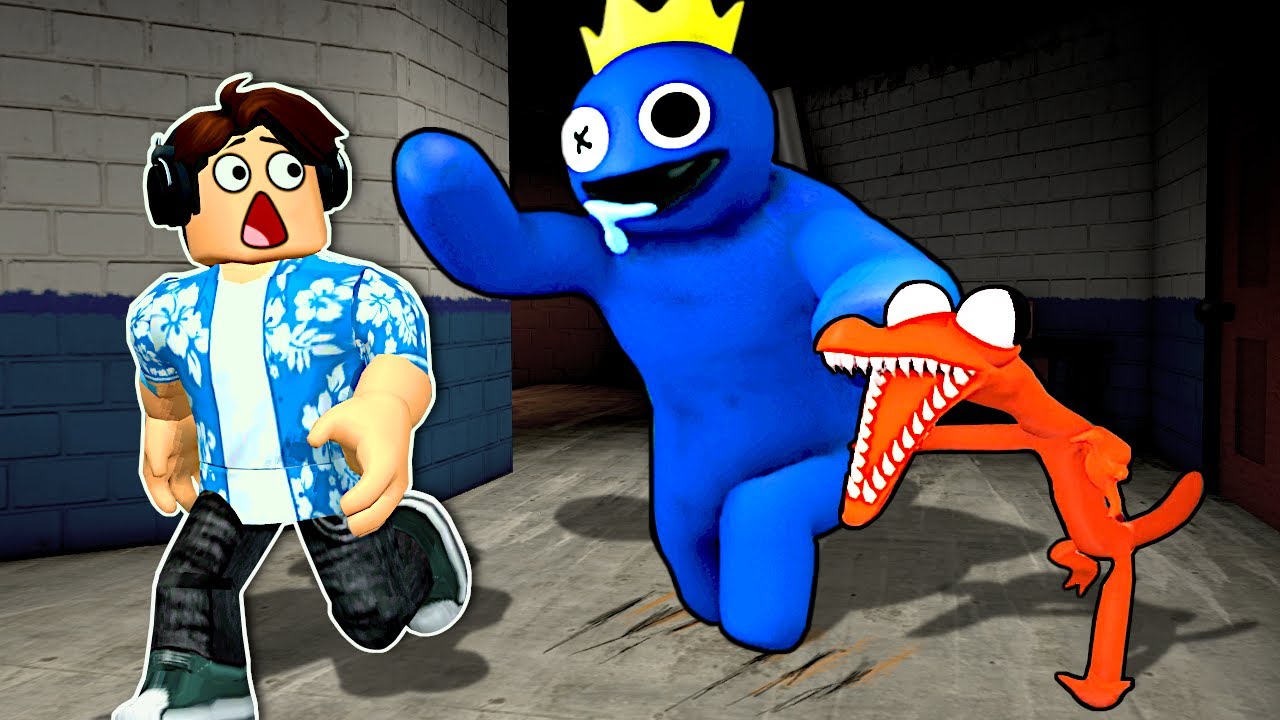 Blue vs Orange (Roblox Rainbow Friends) 