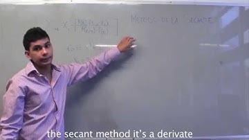 Método de la Secante